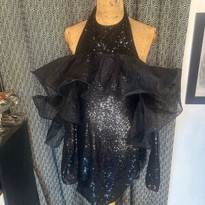 Women's Asos Luxe Dress Black 6 NWOT